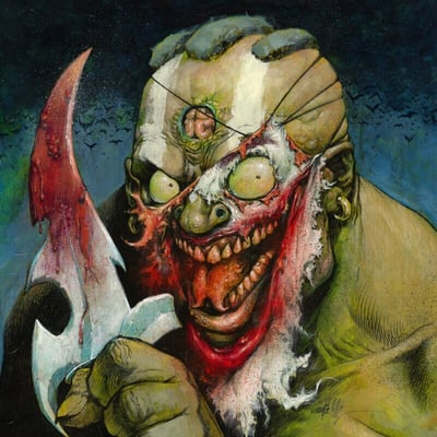 Coheed And Cambria - The Joke B/W Deranged (Evil Ink Records, EI2I2V) · 7" · Coke Clear Vinyl with Blood Splatter · Limited Edition