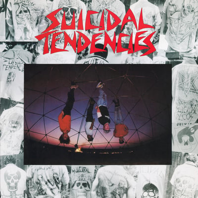 Suicidal Tendencies - Suicidal Tendencies (Frontier Records, FLP 1011) · LP · Red/Purple Translucent · Repress