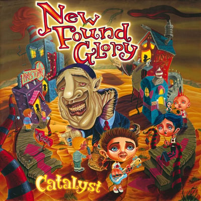 New Found Glory - Catalyst (Mondo, MNFG-2004) · 2xLP · Blue Green Swirl / Maroon Black Swirl · Reissue