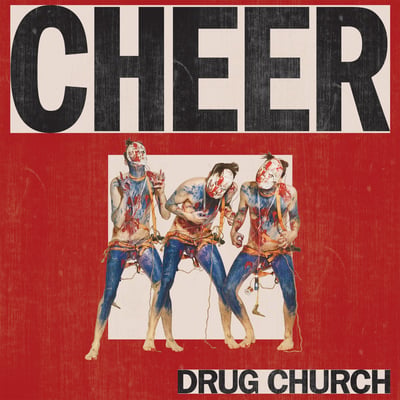 Drug Church - Cheer (Pure Noise Records, PNE225) · LP · Pink Marbled [Red & Bone Galaxy] · Limited Edition, Repress