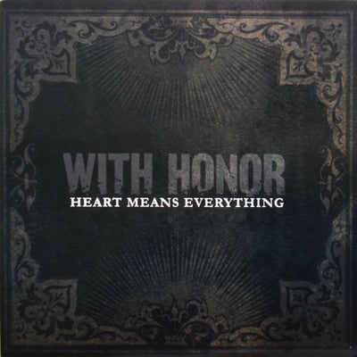 With Honor - Heart Means Everything (Pure Noise Records, PNE310) · LP · Gold & White Galaxy
