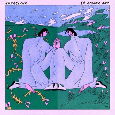 Shoreline - To Figure Out (Pure Noise Records, PNE403) · LP · Violet & Baby Pink Aside/Bside w/ White Splatter · Limited Edition
