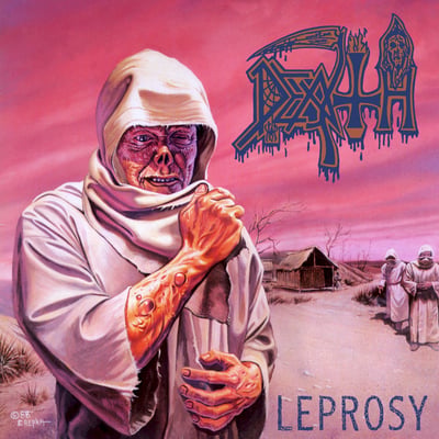 Death - Leprosy (Relapse Records, RR7228) · LP · Clear With Neon Magenta Pinwheels And Yellow And Blue Splatter · Limited Edition, Reissue, Remastered, Repress