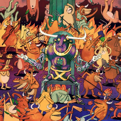Dance Gavin Dance - Afterburner (Rise Records, RISE 459-4) · LP · Black and Yellow Galaxy · Limited Edition