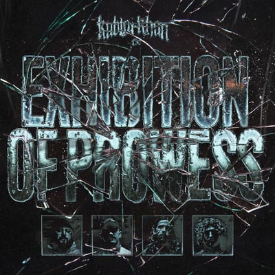 Kublai Khan - Exhibition Of Prowess (Rise Records, RISE 545-1) · LP · Black, Silver & Blue Smush