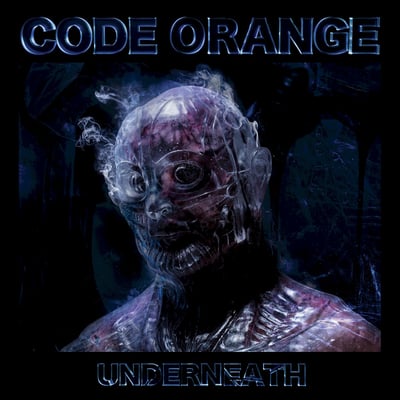 Code Orange - Underneath (Roadrunner Records, 1686-173901) · LP · Transparent w/ Opaque Blue and Silver Splatter · Limited Edition, Repress