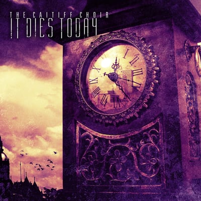 It Dies Today - The Caitiff Choir / Forever Scorned (Trustkill Records, TK75) · 2xLP · Yellow Marble / Grey Dark Marble · Reissue