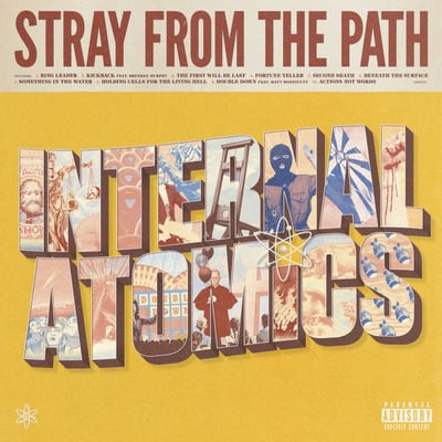 Stray From The Path - Internal Atomics (UNFD, UNFD121LP) · LP · Half Pink (Baby) / Half Black w/ Green Splatter · Limited Edition