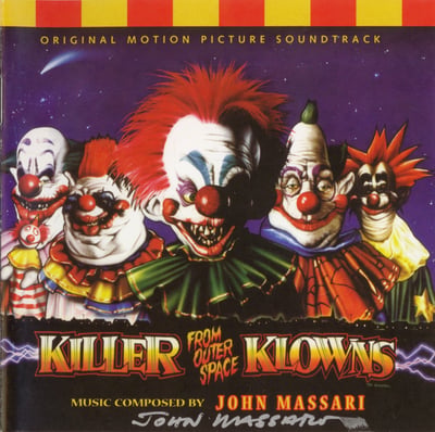 John Massari - Killer Klowns From Outer Space (Waxwork Records, WW116) · 2xLP · Cotton Candy / Popcorn
