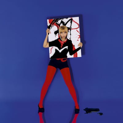 PinkPantheress - Fancy Some More? (Warner Records, 5021732873491) · 2xLP · Blue and Red Split · Media M