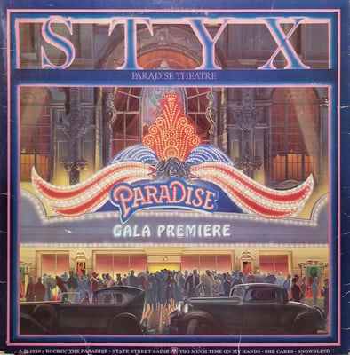 Styx - Paradise Theatre (A&M Records, SP-3719) · LP · RCA Indianapolis Pressing