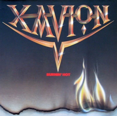 Xavion - Burnin' Hot (Asylum Records, 60375-1) · LP · AR - Allied Pressing · VG/VG