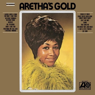 Aretha Franklin - Aretha's Gold (Atlantic, SD 8227) · LP · Gold · Limited Edition, Reissue