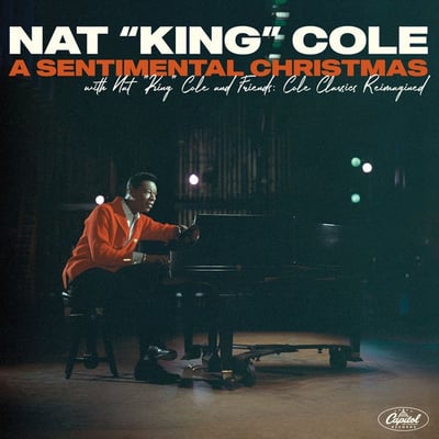 Nat King Cole - A Sentimental Christmas With Nat "King" Cole And Friends: Cole Classics Reimagined (Capitol Records, B003388201) · LP · Red