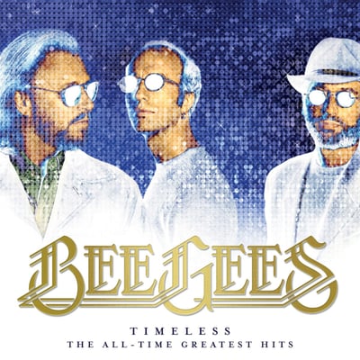 Bee Gees - Timeless (The All-Time Greatest Hits) (Capitol Records, B0032858-01) · 2xLP · Clear / Blue Transparent · Limited Edition