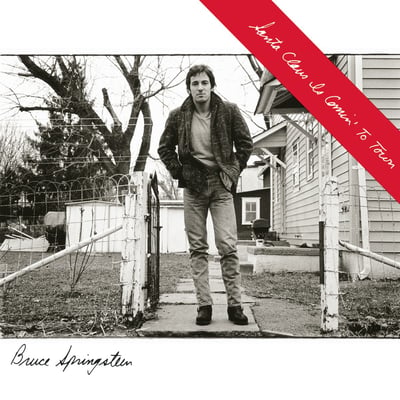Bruce Springsteen - My Hometown / Santa Claus Is Comin' To Town (Columbia, 13-08414) · 7" · Carrolton Pressing · Reissue