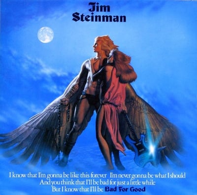Jim Steinman - Bad For Good (Epic, FE 36531) · LP · Santa Maria Pressing · G/G