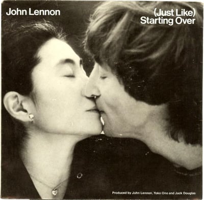 John Lennon - (Just Like) Starting Over (Geffen Records, GEF 49604) · 7" · Terre Haute Pressing