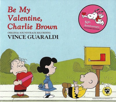 Vince Guaraldi - Be My Valentine, Charlie Brown (Original Soundtrack Recording) (Lee Mendelson Film Productions, LM25BMV01-BN) · LP · Red [Heartburn Red] · M/NM · Limited Edition, Remastered