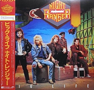 Night Ranger - Big Life (MCA Records, MCA-5839) · LP · Europadisk Pressing · G+/VG+