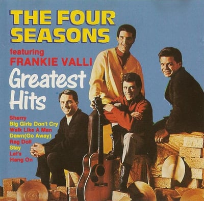 The Four Seasons - Greatest '60s Hits (Rhino Records, RCV1 726454) · LP · Sea-Blue · M/M · Limited Edition