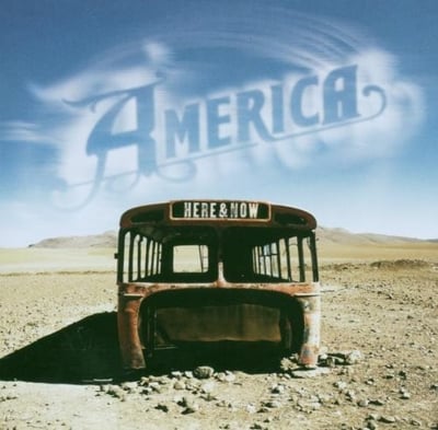 America - Now Playing (Rhino Records, RCV1 725881) · LP · Sandman Transparent Green · M/M
