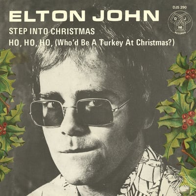 Elton John - Step Into Christmas / Ho, Ho, Ho, (Who'd Be A Turkey At Christmas) (Rocket Entertainment, 3579612) · 7" · Green Transparent · Limited Edition, Reissue