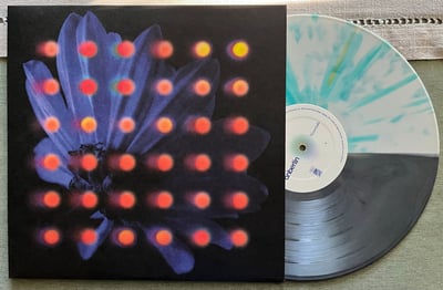 Anberlin - Nevertake (Equal Vision Records, EVR537) · LP · Half Grey/Half Bone w/Lite Teal Splatter On Bone Half · NM/NM · Limited Edition