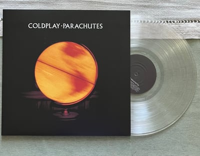 Coldplay - Parachutes (Parlophone, 5021732630865) · LP · Clear, PET, Injection-Moulded, 140g · NM/NM · Reissue
