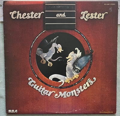 Chet Atkins & Les Paul - Guitar Monsters (RCA Victor, AYL1-3837) · LP · VG+/VG · Reissue