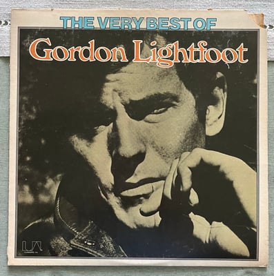 Gordon Lightfoot - The Very Best Of Gordon Lightfoot (United Artists Records, UA-LA381-E) · LP · VG+/G+ · Reissue
