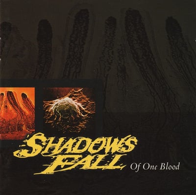 Shadows Fall - Of One Blood (M-Theory Audio, M-071-1) · LP · Red [Blood], 20th Anniversary Edition · Record Store Day, Reissue, Remastered