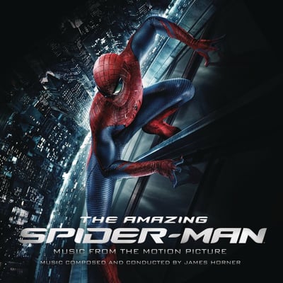 James Horner - The Amazing Spider-Man (Music On Vinyl, MOVATM324) · 2xLP · Blue and Red Marbled, Translucent · Limited Edition, Numbered, Reissue