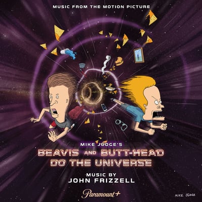John Frizzell - Beavis and Butt-head Do America (Music from the Motion Picture) (Enjoy The Ride Records, ETR158) · LP · Do America Splatter · Reissue