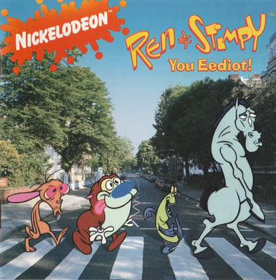 Ren & Stimpy - You Eediot! (Enjoy The Ride Records, ETR113) · LP · Nicktoons Splat With Slime Splatter · Limited Edition, Reissue