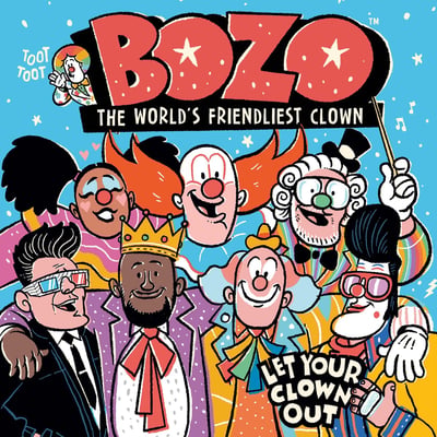 Bozo The Clown - Let Your Clown Out (Martha's Music, BOZO1) · 7" · White Vinyl · Limited Edition