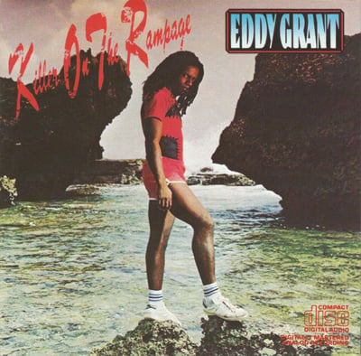 Eddy Grant - Killer On The Rampage (Portrait, B6R 38554) · LP · Pitman Pressing, Transitional · Reissue
