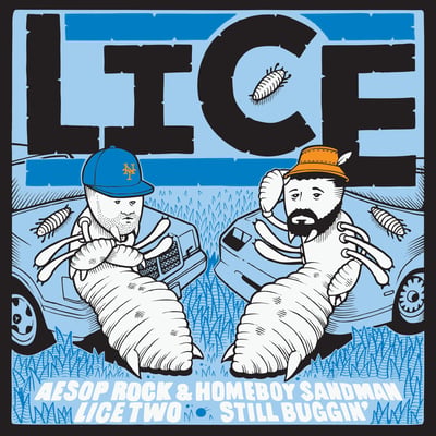 Aesop Rock & Homeboy Sandman - Lice Two - Still Buggin' (Rhymesayers Entertainment, RSE0340-1) · 12" · Repress
