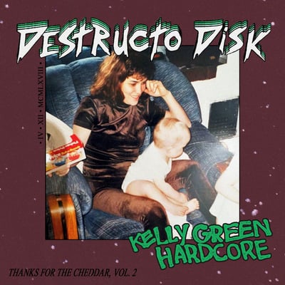 Destructo Disk - Kelly Green & Friends (Sockhead Records, SHR-025) · LP · Supernova Orange · Limited Edition