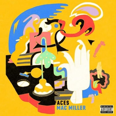 Mac Miller - Faces (Warner Records, 093624881391) · 3xLP · Yellow Opaque · Reissue