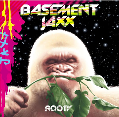 Basement Jaxx - Rooty (XL Recordings, XL 143 LP2) · 2xLP · Pink / Blue · Reissue