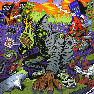 Denzel Curry & Kenny Beats - Unlocked Definitive Edition (Loma Vista, LVR01441) · 3xLP · Unlocked, Clear w/ Green & Purple Swirl / Unlocked 1.5 / Instrumentals · Reissue, Picture Disc, Limited Edition, Numbered
