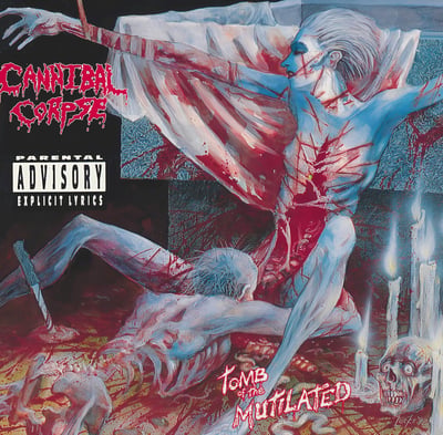 Cannibal Corpse - Tomb Of The Mutilated (Metal Blade Records, ZORRO 49) · LP