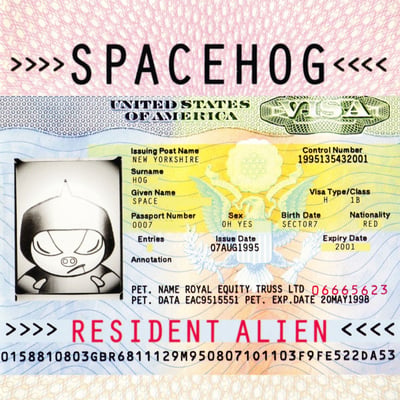 Spacehog - Resident Alien (Real Gone Music, RGM-1228) · 2xLP · Pink · Limited Edition, Reissue, Repress