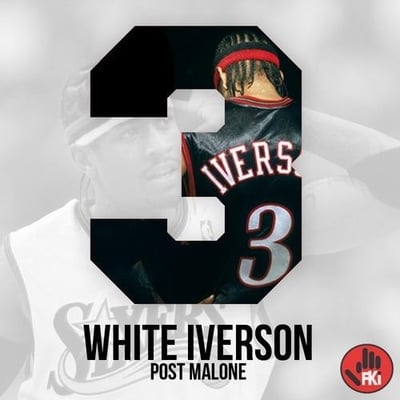 Post Malone - White Iverson / Too Young (Republic Records, B0024492-11) · 12" · White Marble · Record Store Day, Limited Edition