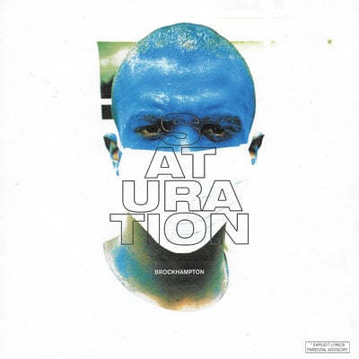 Brockhampton - Saturation (Saturation Records, BHSAT1LP) · 2xLP · Aqua Marbled