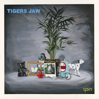 Tigers Jaw - Spin (Black Cement Records, 560768-1) · LP · Blue [Transparent Aqua Blue]