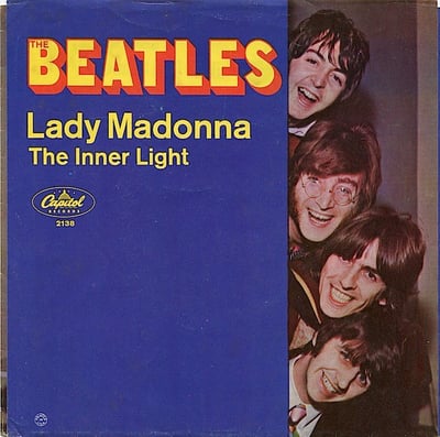 The Beatles - Lady Madonna / The Inner Light (Capitol Records, 2138) · 7" · Scranton