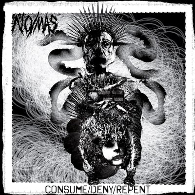 No/Más - Consume / Deny / Repent (Closed Casket Activities, CCA098) · LP · Oxblood & Black Mix · Limited Edition