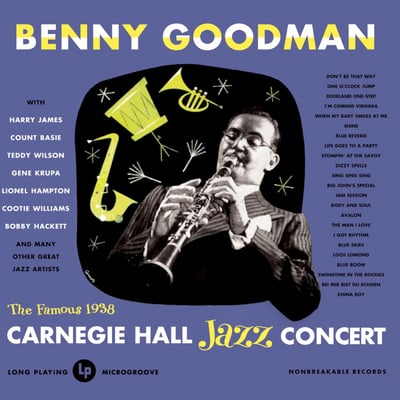 Benny Goodman - The Famous 1938 Carnegie Hall Jazz Concert - Volume II (Columbia Masterworks, ML 4359) · LP · Repress